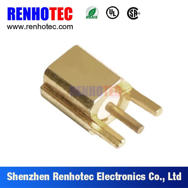 180 Electronic Coaxial PCB Mounting MMCX Female Connector